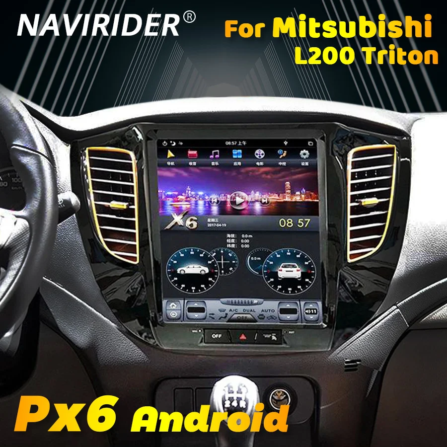 

Car Android Screen GPS Navigation Multimedia Video Player For Mitsubishi L200 Triton 2015 - 2019 Radio Stereo Head Unit 12.1inch