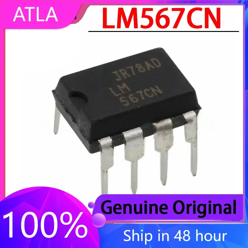 10pcs 567 lm567cn Schnittstelle-Telekommunikation/Voice-Decoder-Stabilisator ic Chip Dip-8