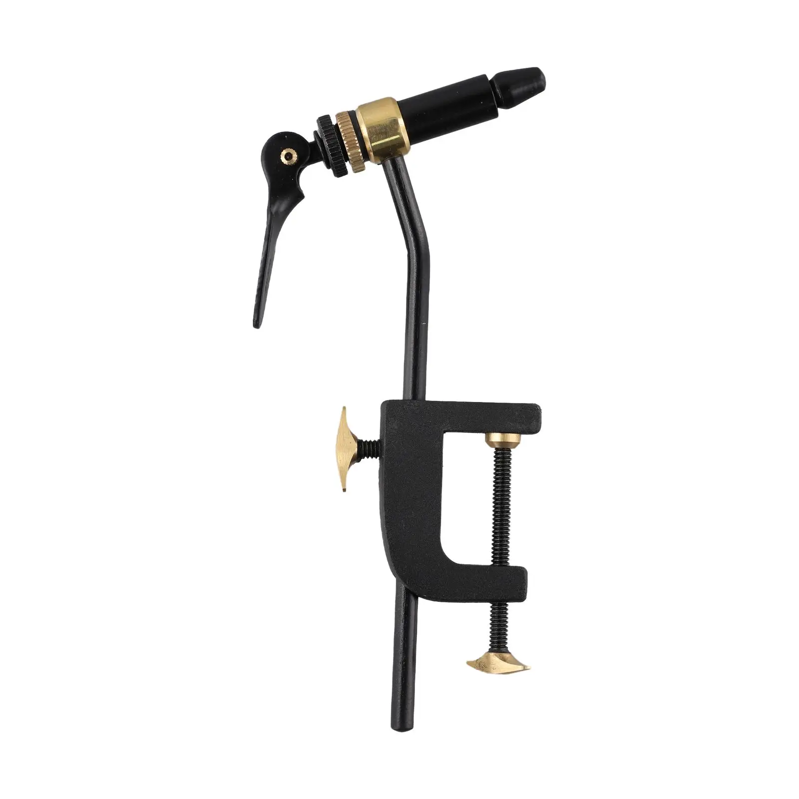 

Fly Tying Vise with Secure C Clamp and Rotary Vice Function Metal Fly Fishing Tool for Tying Small Hooks on Tables