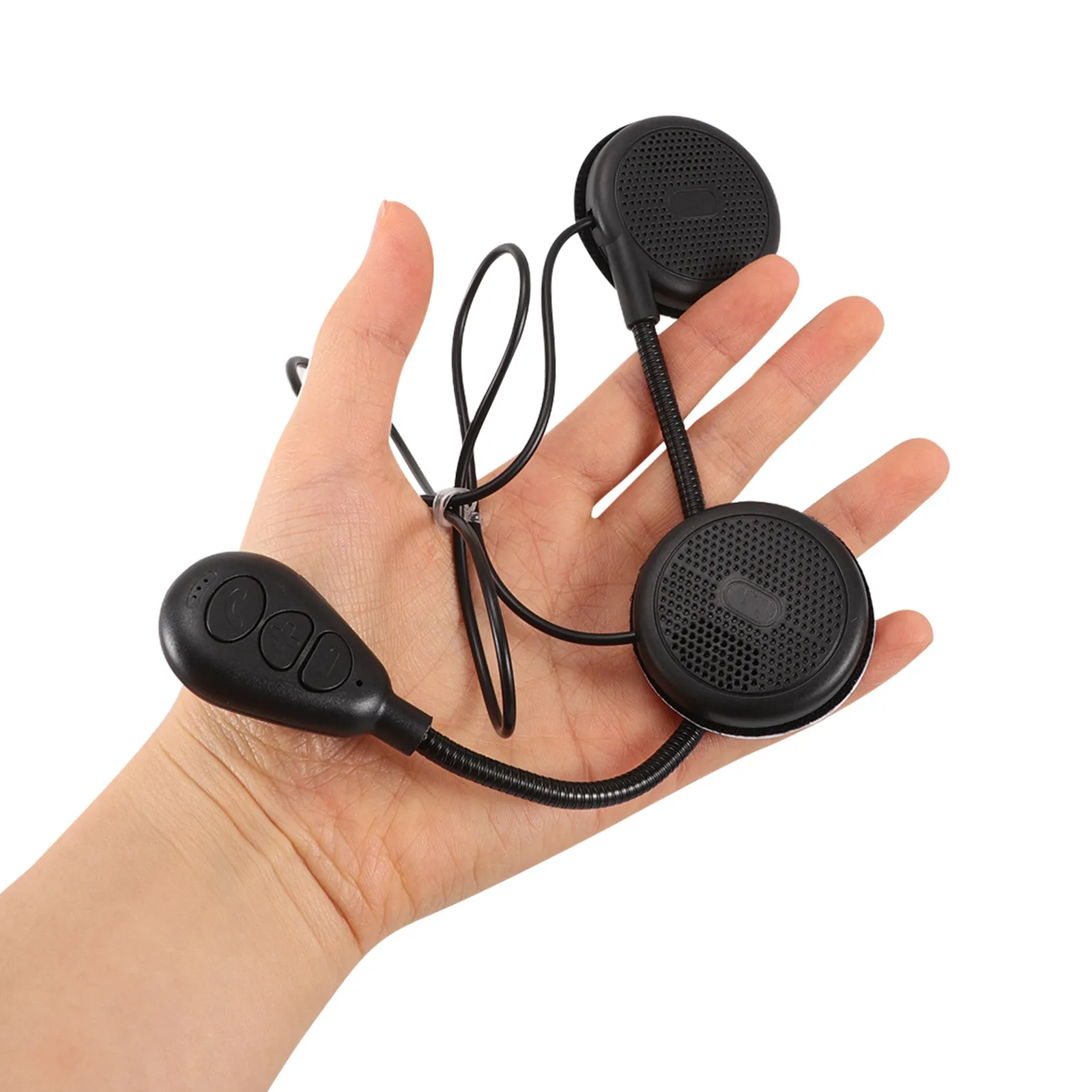 1Set Lightweight Motorcycle Headset Cordless Sports Audio System with Integrated Mic Navigation Support Music Playback