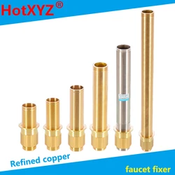 Cold and hot water faucet fixer basin basin basin basin faucet lengthened fixed foot thick basin repair refit accessories