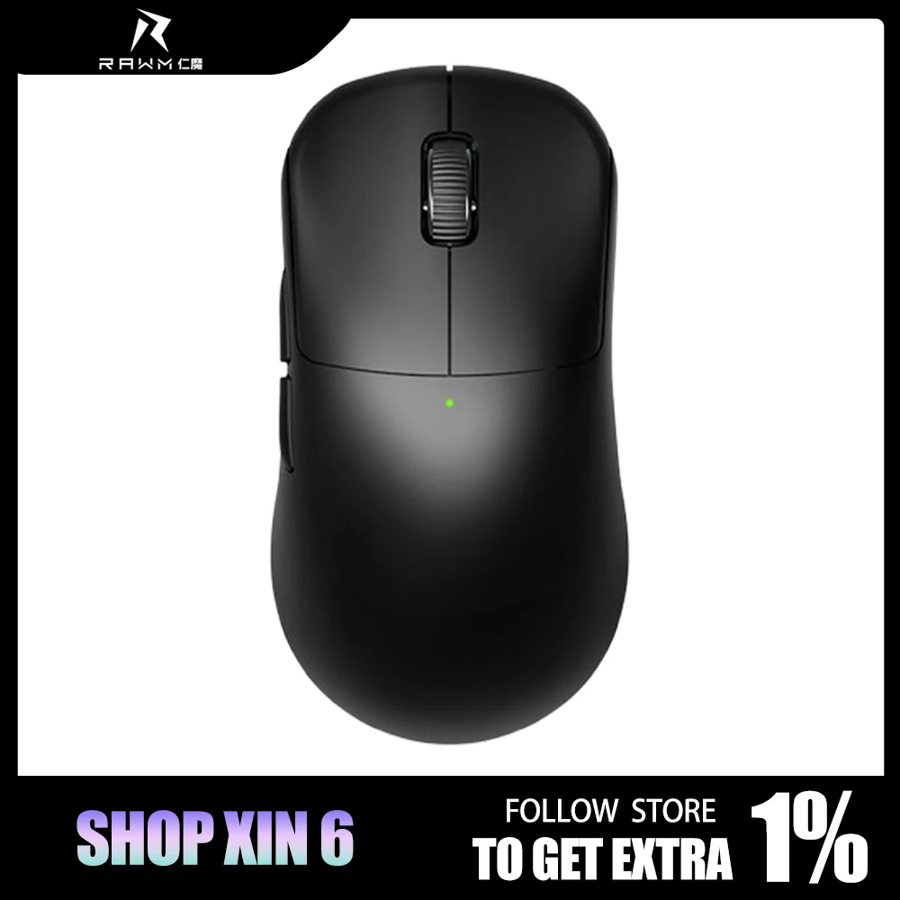 Rawm ES21 Wireless Mouse Dual Mode Dual 8k Return Ergonomics Lightweight Esports Gaming Mouse Pc Game Accessories Gamer Man Gift