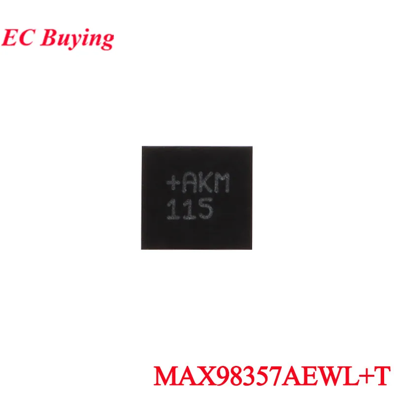 2Pcs/1pc MAX98357 MAX98357AEWL+T MAX98357A MAX98357B AKM WLP-9 PCM Input Class D amplifier Chip with Class AB Performance IC