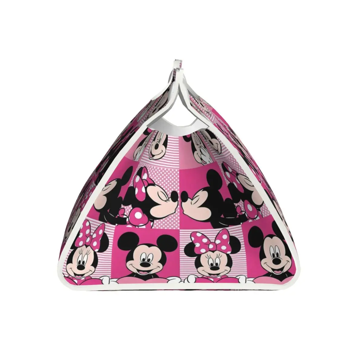 Custom Mickey Mouse Tissue Box Cover Rectangular PU Leather Cute Cartoon Facial Tissues Holder for Car