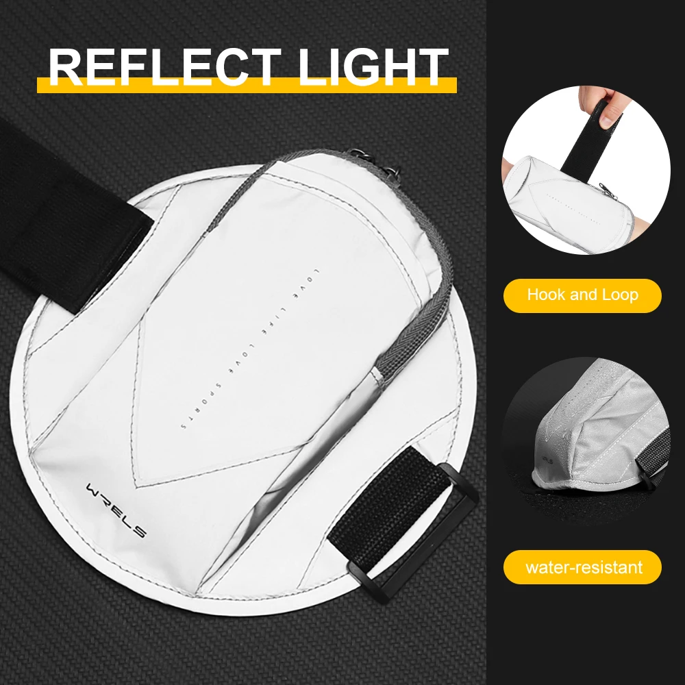 حقيبة ذراع لتنظيم الهاتف الخلوي ذات سعة كبيرة، حافظة ذراع رياضية مقاومة للماء وغير منفذية