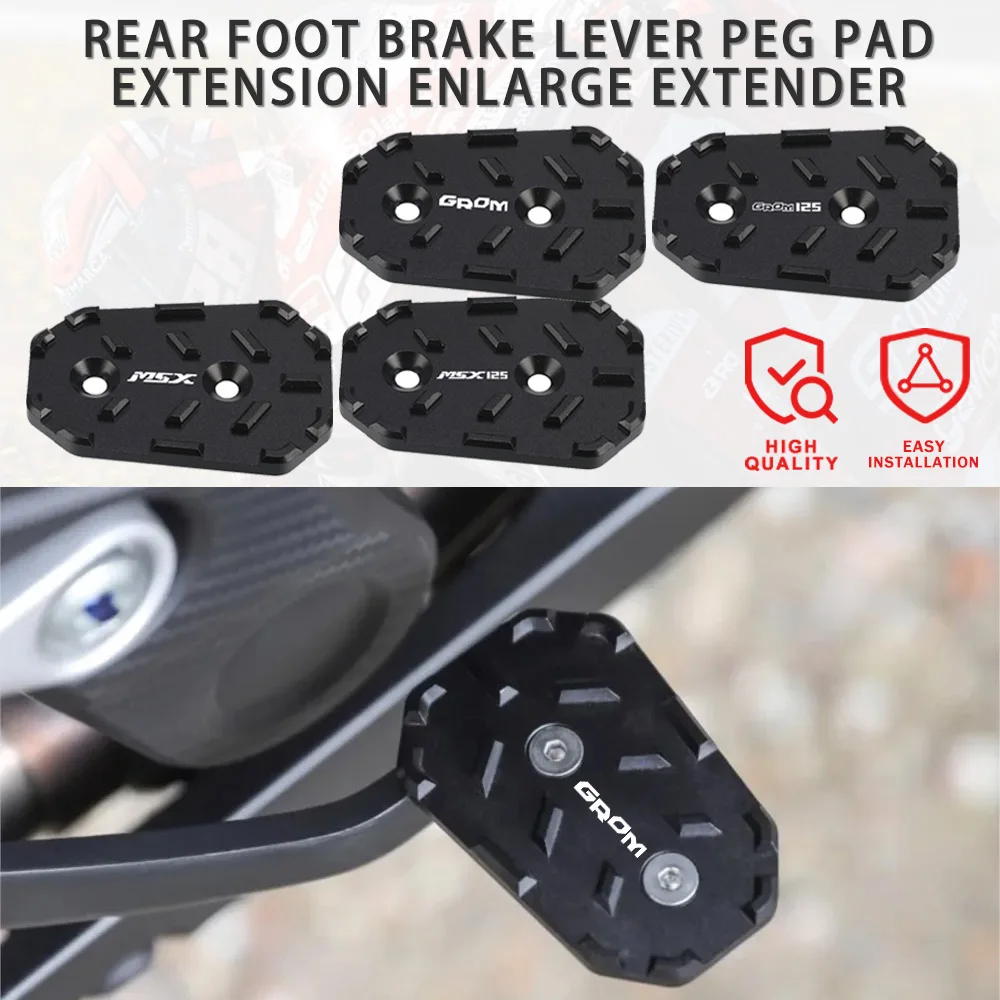 

Grom125 MSX125 SF MONKEY 125 2025 Anti Skid Pedal Brake Pedal Enlarger For Honda MSX 125 Grom 125 125SF Z125 MSX125SF 2013-2024