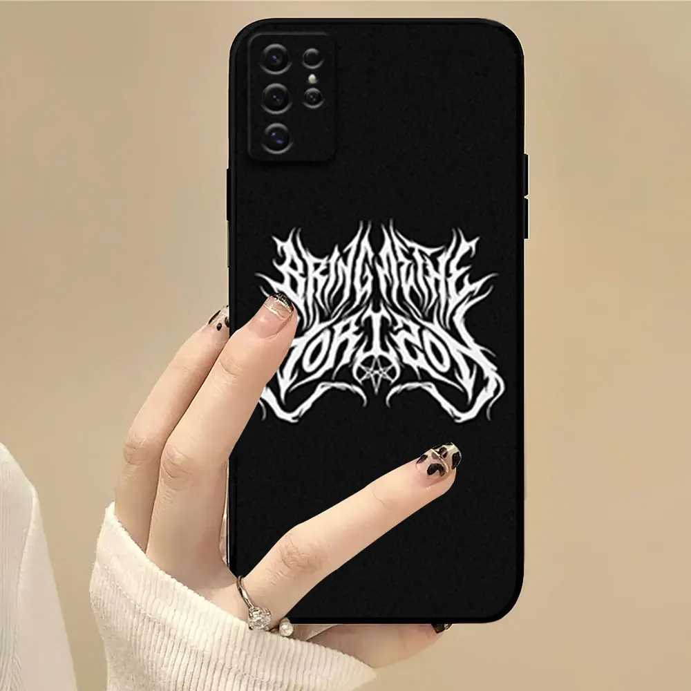 Band B-Bring Me The H-Horizon Phone Case For Samsung S22 S23 A73 A72 A71 A54 A53 E ULTRA Color Soft Shell