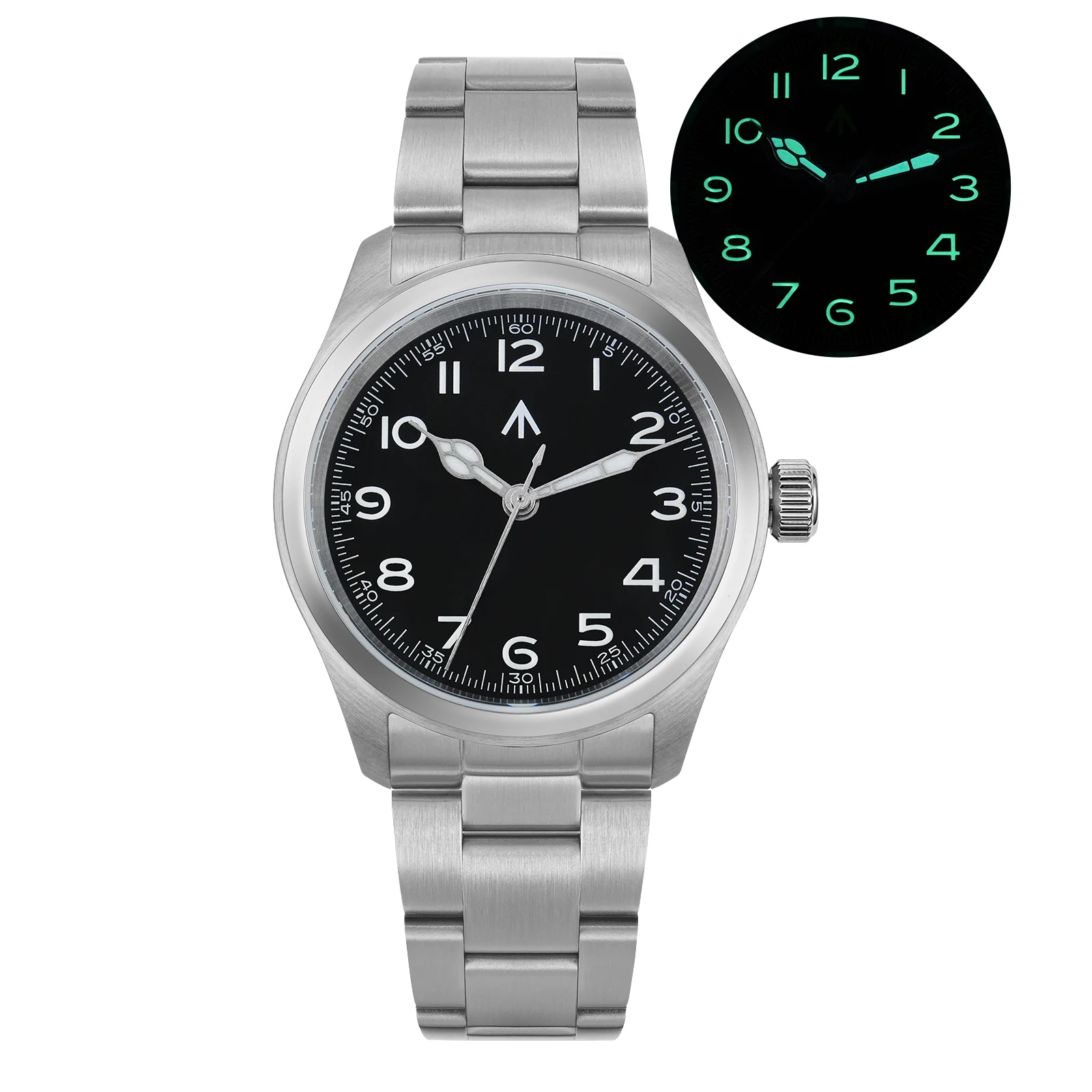 Militado ML08 ミリタリーウォッチ VH31 クォーツムーブメント ダブル