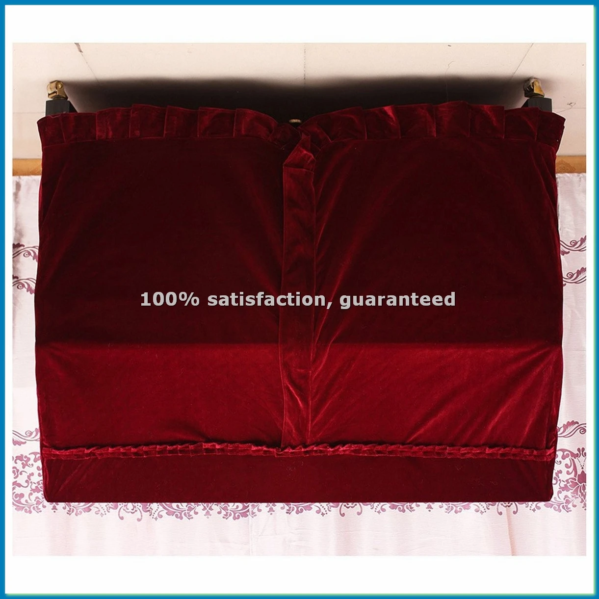 Three-Dimensional Piano Cover, Gold Velvet Piano Cover, Thick Piano Dust Cover, Grand Piano Cover Black-ANKL