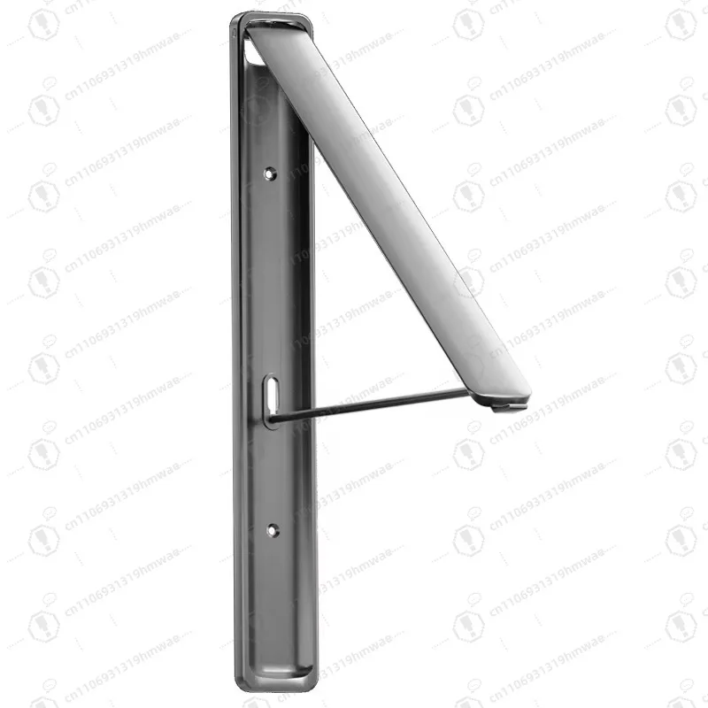 

Wall-mounted Aluminum Folding Drying Rack with Metal Drying Rod for Hanging Bedding and Clothing