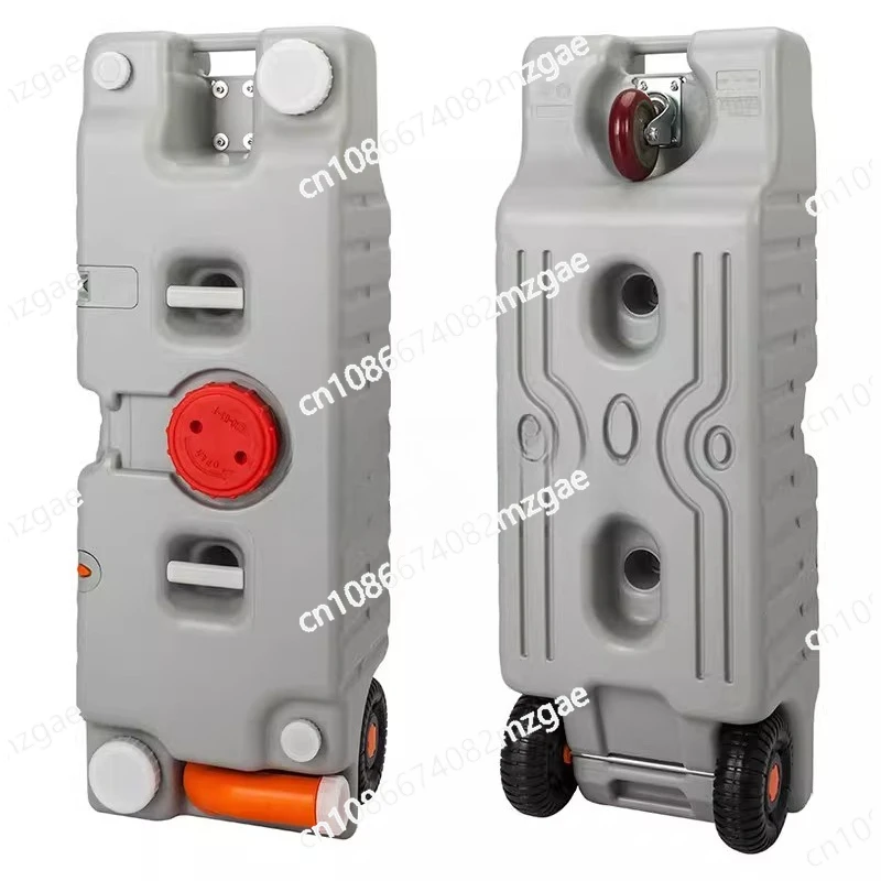 

Мобильный бак для воды на колесах, 75 л, для кемпинга, барбекю на природе, автотуризма на автофургонах и грузовиках, большой емкости, легкий вес.