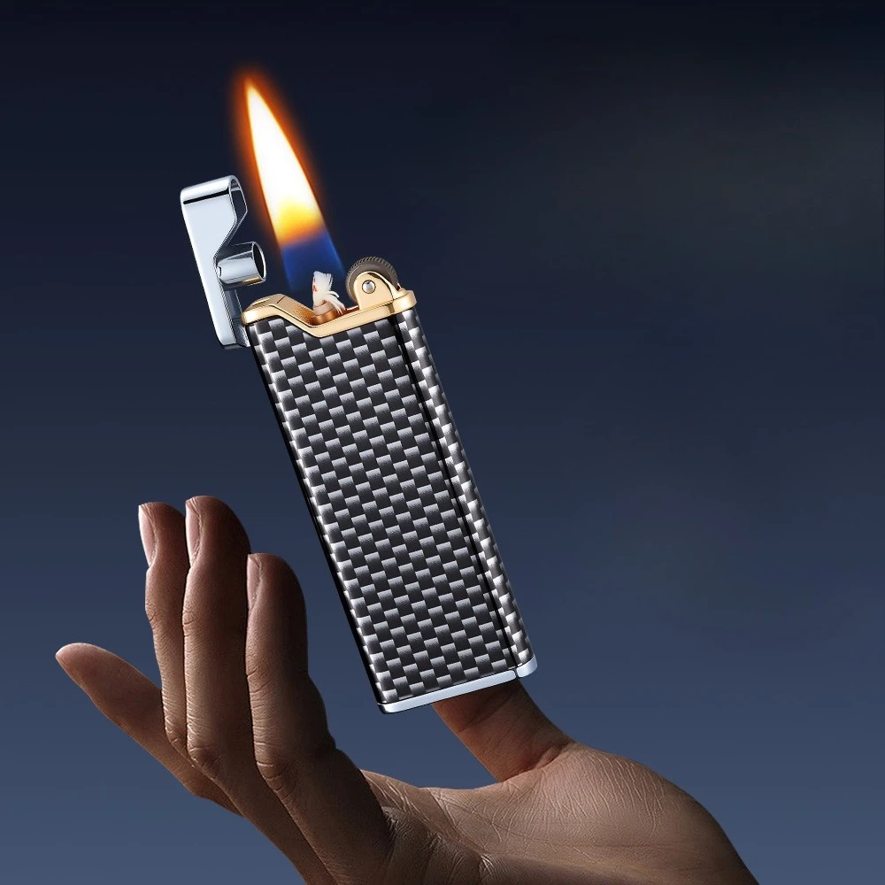 

Зажигалка для шлифовального круга, старомодная керосиновая зажигалка в стиле ретро, металлический корпус, легкая и портативная, доступны различные узоры