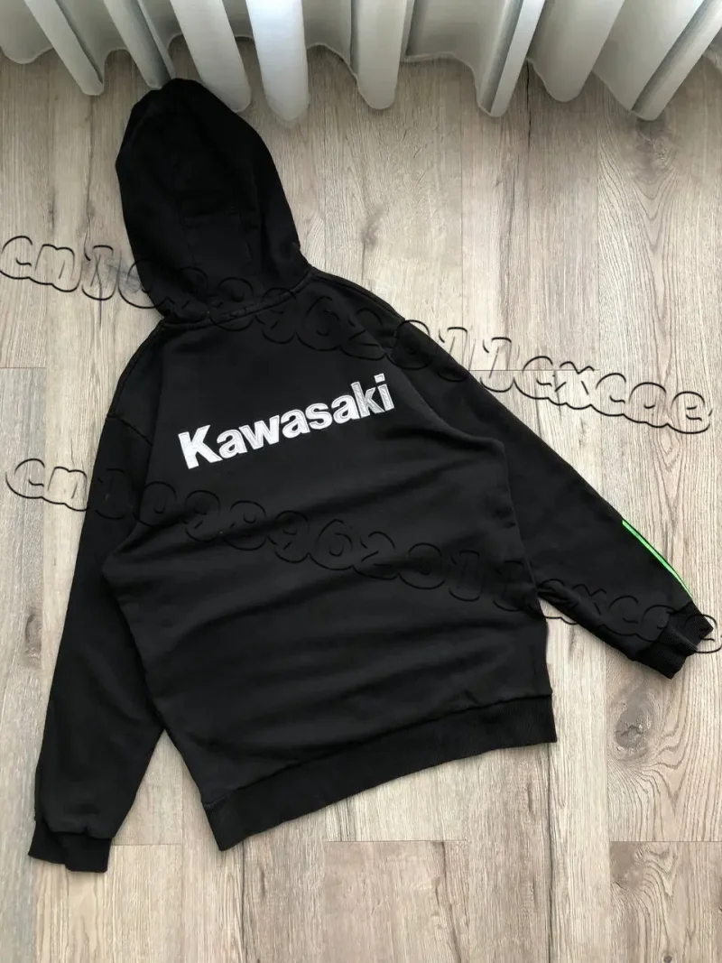 

Kawasaki Youth Style Hoodie Men's and Women's Spring and Autumn Personalized Pattern Printed Student Casual Sweatshirt