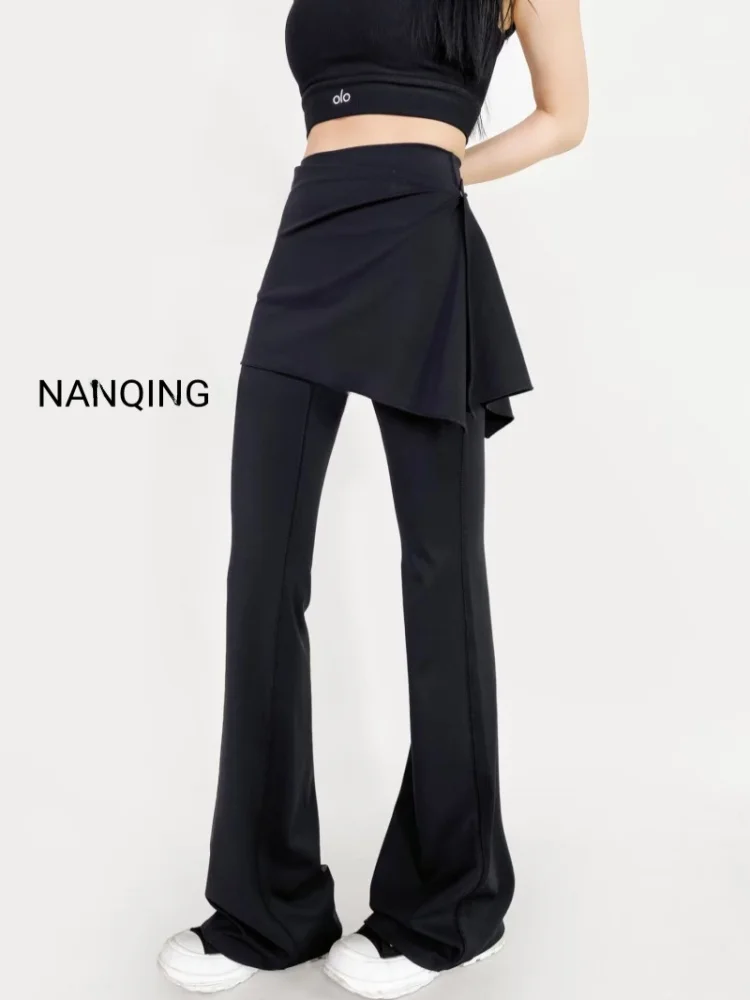 American Sle Spicy Girl Pantaloni da yoga a vita alta Donna Estate Nuovi pantaloni fitn micro svasati per il sollevamento del sedere Pilates Sport