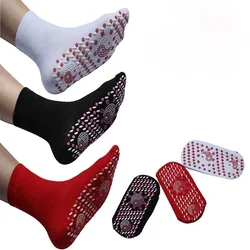 Winter Warm Sock Outdoor Sport Anti-Freezing Therapy Feet Cold Socks Magnetic Tourmaline Self-Heating Massager Socks Comfortable