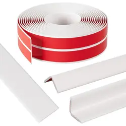 Inside Outside Corner Trim Moulding Flexible Wall Corner Protector Self Adhesive Edge Guards Caulk Strip Floor Transition Strip
