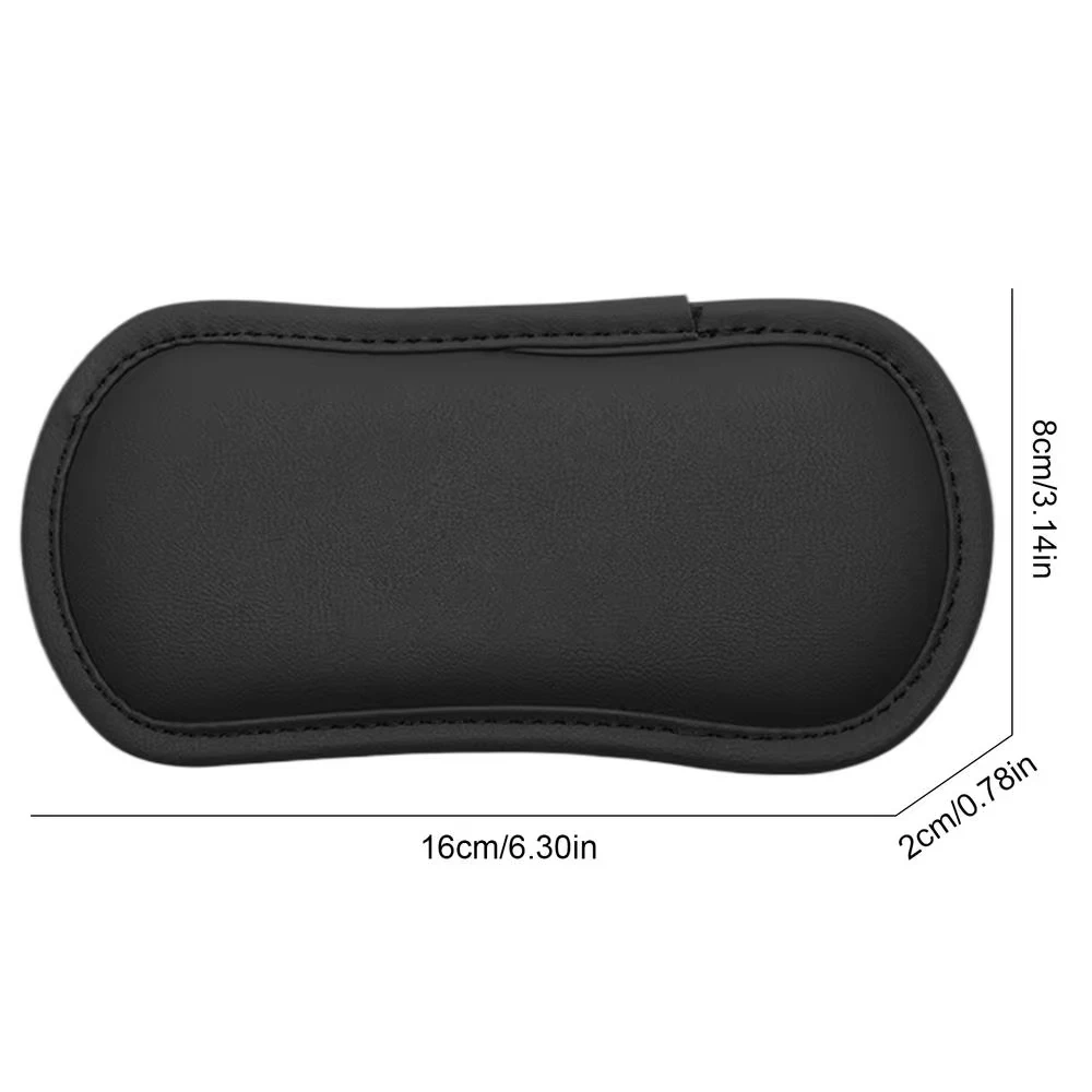 1/2개 가죽 자동차 다리 쿠션 탄성 메모리 폼 무릎 패드 자동차 베개 쿠션 팔걸이 패드 범용 허벅지 지지대 액세서리