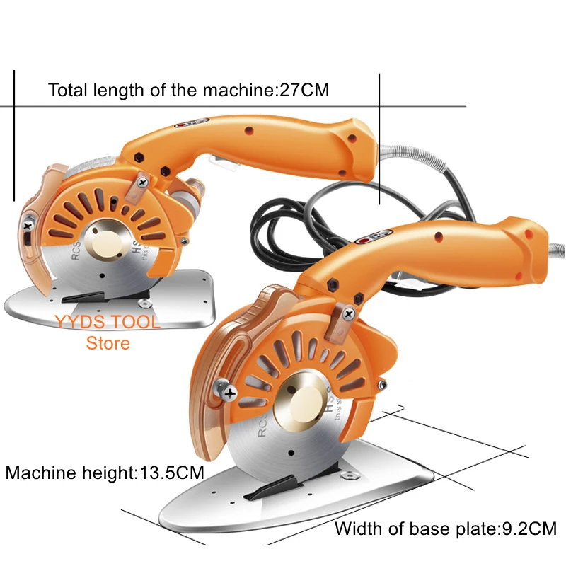 Model 100 Direct Drive Electric Round Knife Cutting Machine Electric Cloth Cutting Machine Direct Drive Cutting Machine