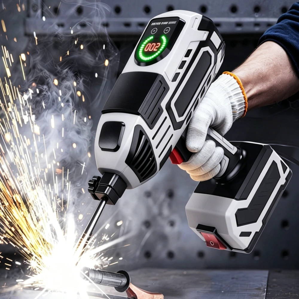 Portable Gun-type Inverter Welding Machine MMA200, 220V DC Arc Welder, Multifunctional Welding Tool for Multiple Metal Materials
