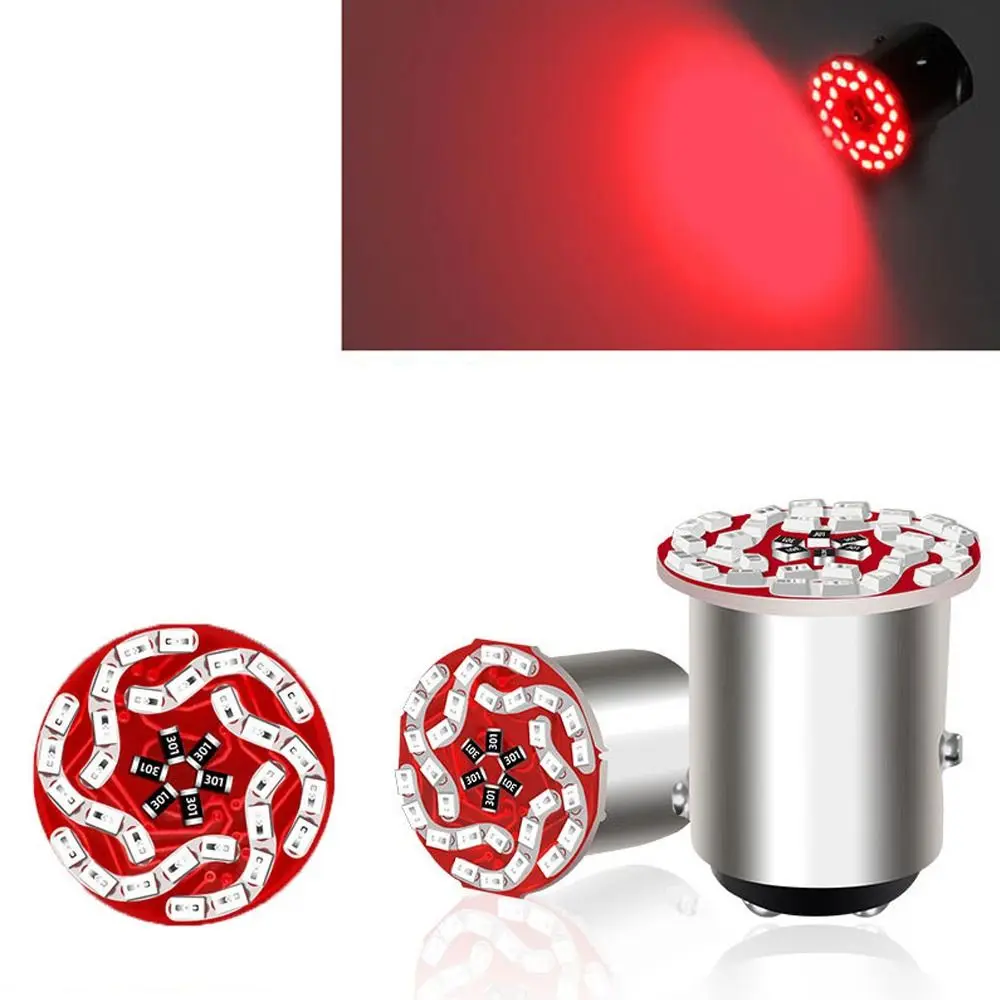 

12V Motorcycle Signal Light Colourful Lights 1157 LED Bulbs Stop Tail Lamp Flashing Lamps Reversing Parking Turn Signal