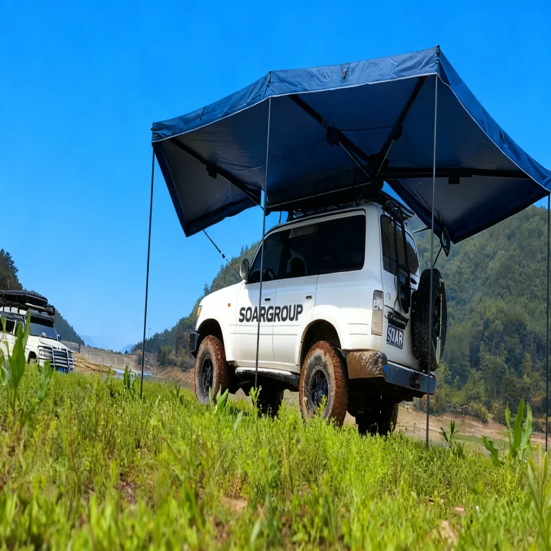 Customizable Design 4X4 Vehicle Side Extended Awning with UV50+ Protection Waterproof Quick Opening Four-Season Use