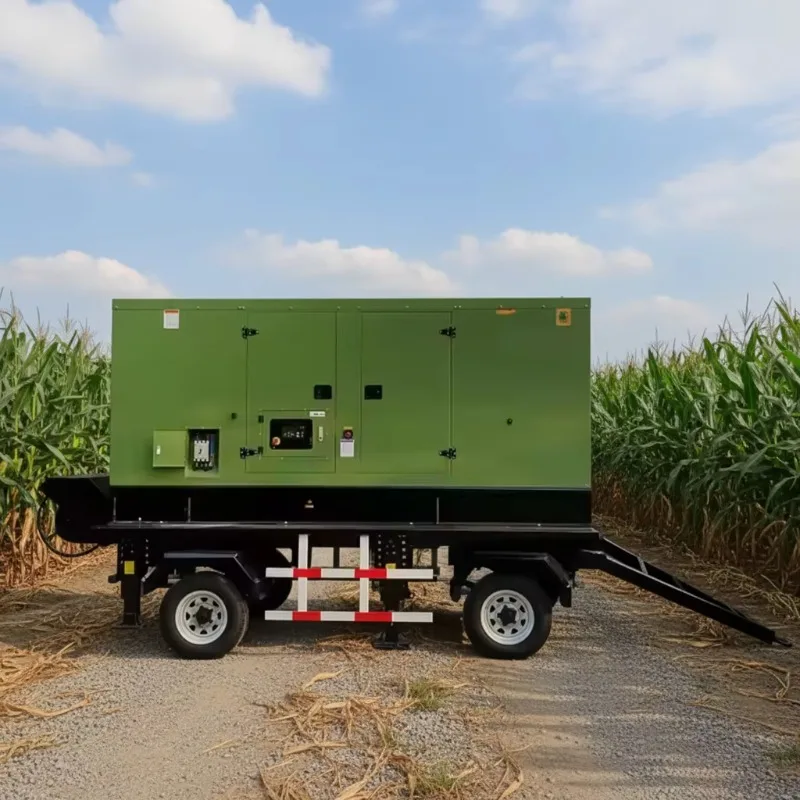 10kW-500kW Silent Diesel Generator Set Soundproof Multi Voltage Power Genset for Home and Industrial Backup