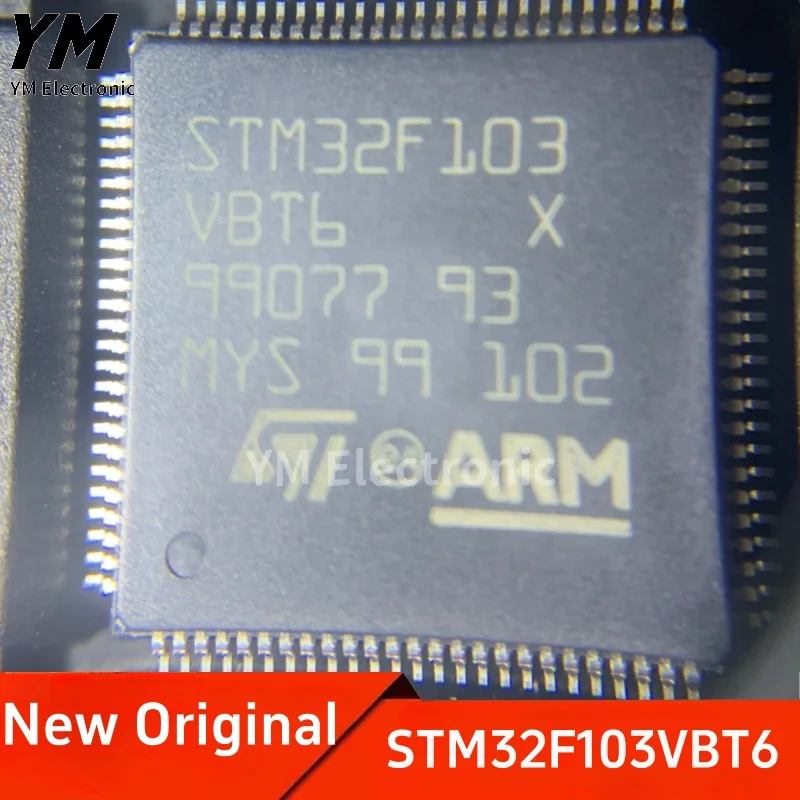 New Original STM32F103VBT6 LQFP-100 ARM Cortex-M3 32-bit Microcontroller MCU