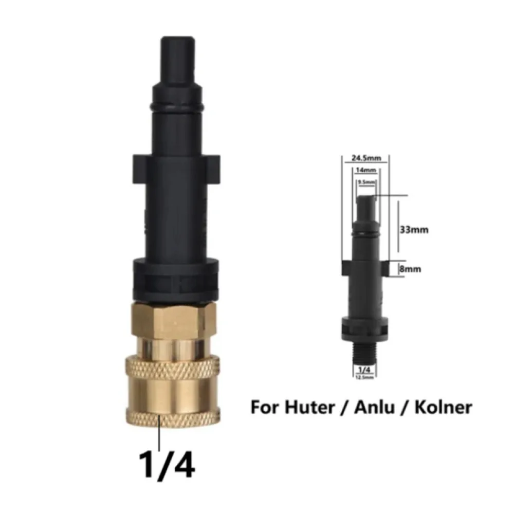 1 4 Inch Quick Coupling For Karcher Lavor Bosch Black Decker Pressure Washer Foam Cannon Spray Gun Attachment Accessory