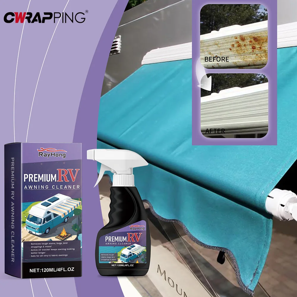 

Cleaning Spray for RV Awning Motorhome Accessories Novelties Fabric Abrasive Deep Easily Removes Camping Car Accessories Caravan