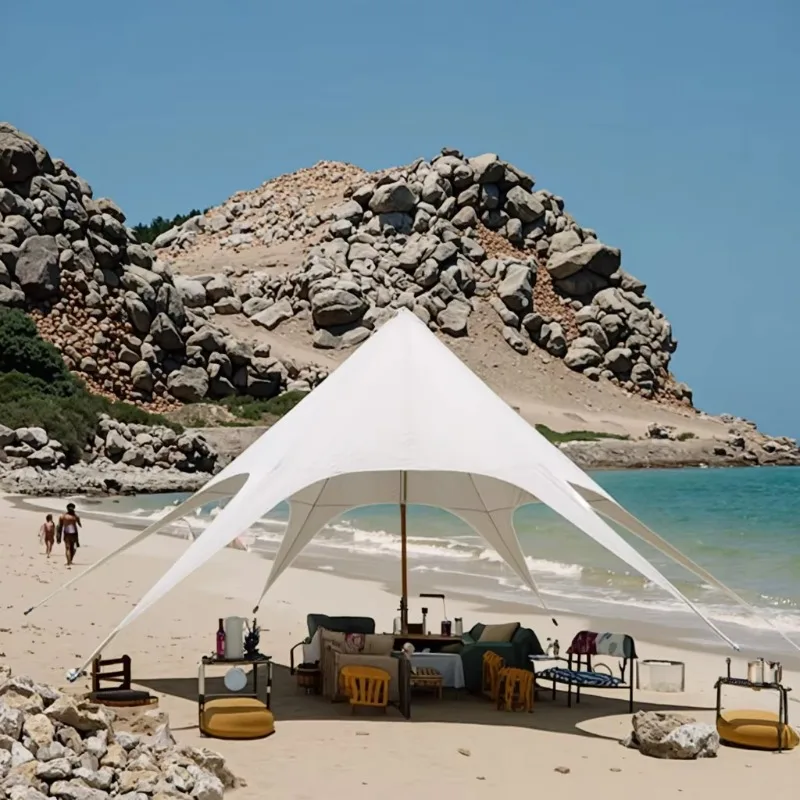 

2025 Oxford Fabric Large One-Bedroom Stretch Party And Meeting Tent For Camping And Sunshade Use