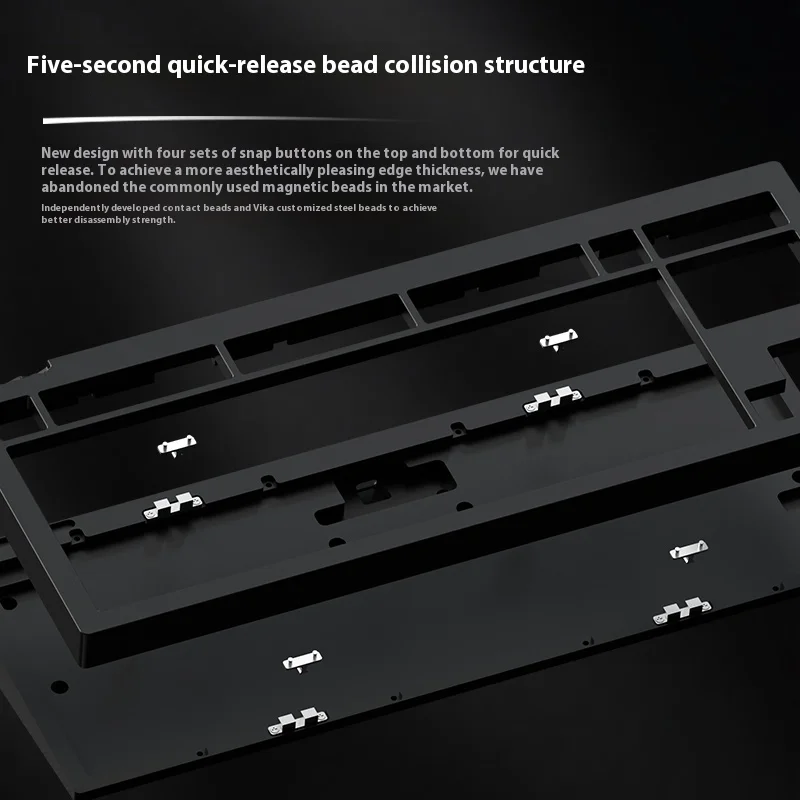 Weikav Stars80 V2 Mechanische Tastatur mit drei Modi, fertiges Aluminium, Tuotuo, individuelle Schnellverschluss-Dichtungsstruktur, RGB-Geschenk