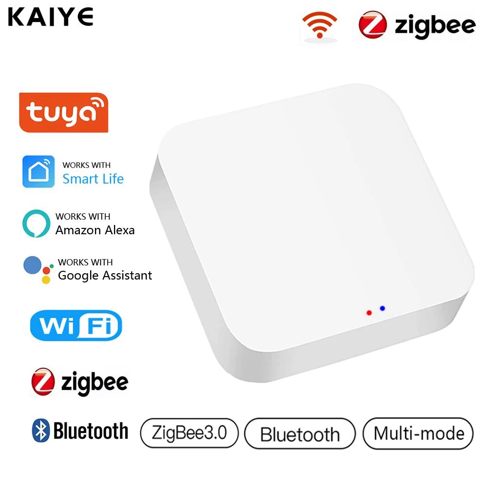Tuya Smart Gateway Hub ZigBee WiFi Bluetooth Mesh Gateway Smart Home Brücke Drahtlose APP Controller Arbeitet mit Alexa Google Hause