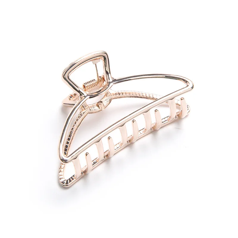 Neue Geometrie Metall Hohl Haar Klaue für Frauen Mädchen Haar Klaue Vintage Haarnadel Stirnband Krabben Haar Clip Mode Haar Zubehör – Detail 6
