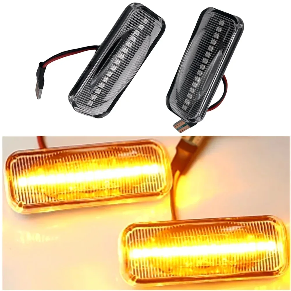 For Opel Omega B Stufenheck Caravan 1994-2003 2PCS Dynamic LED Side Marker Turn Signal Light Car New Sequential Blinker Lamp