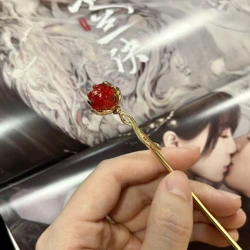 Hot Drama Cang Lan Jue Headwear Xiao Lan Hua Tong Xin Zan Hairpin Dongfang Qingcang Xiao Lanhua Antique Hairpin Gifts Accessory