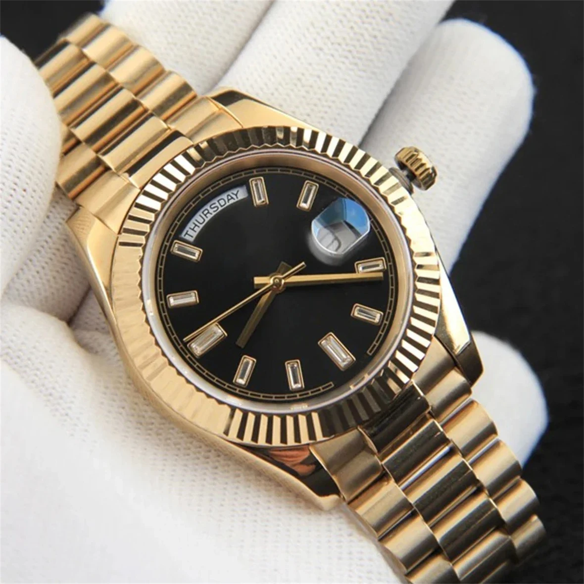 

2024 Luxury NH35 Movement watches for men automatic movement mechanical Stainless Steel sapphire Waterproof mens watch ﻿