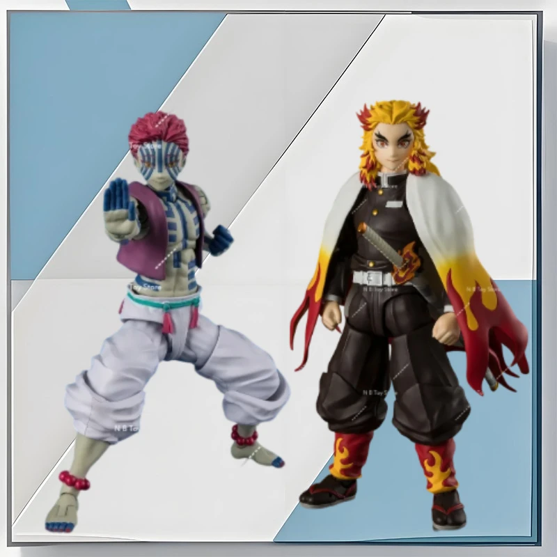 الأسهم الأصلية الأصلية بانداي S.H.Figuarts Shf شيطان القاتل Akaza عمل الشكل أنيمي لعبة مجسمة هدية