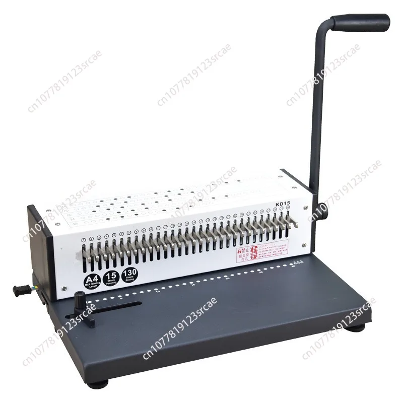 30 Holes Loose-Leaf Punching Binding Machine A4/B5/A5 Hole Puncher Portable, For Office, School, Business