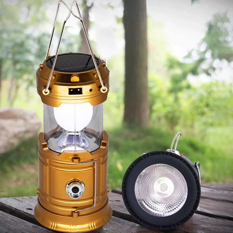 

1 PCS USB Rechargeable Lantern Tent Lamp Camping Lamp Lighting Lantern Working Outdoor