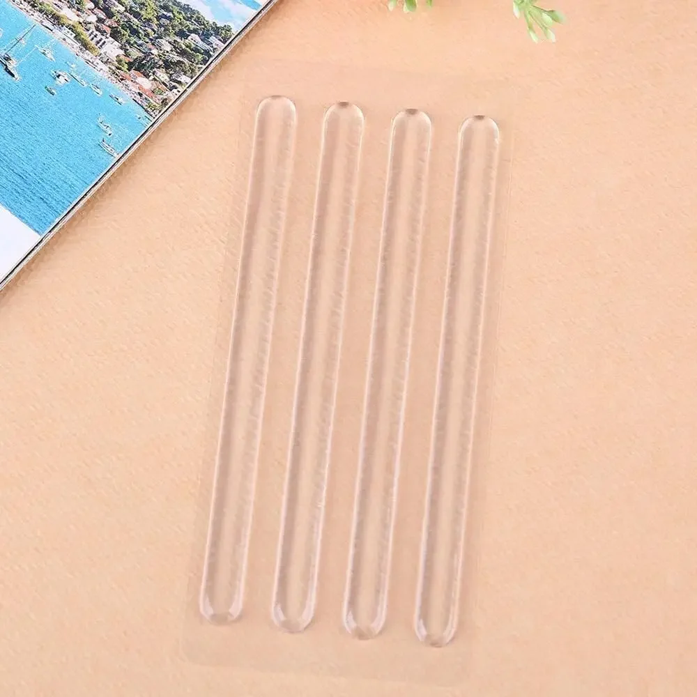 4pcs New Silicone Heels Cushion Strap Anti Chafing Soft Heel Pad Comfortable Invisible Shoe Insoles High Heels