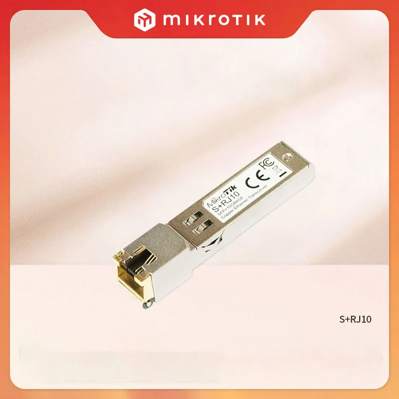 

Mikrotik S+RJ100 Gigabit optical power conversion module 10 Gigabit electrical port ros module SFP+