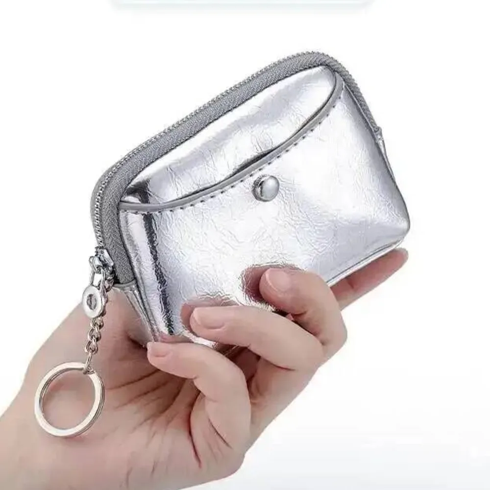 Women's Coin Purse Compact Clutch Bag Genuine Leather Wallet Female Samml Bag Fashion Key Coin Purse Lady Coin Bag Woman Wallet