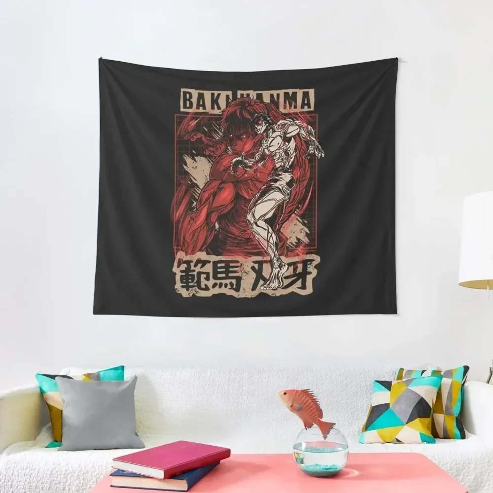 

Baki Hanma Tapestry Aesthetic Room Decorations Custom Room Decor Cute Decoration Room Tapestry