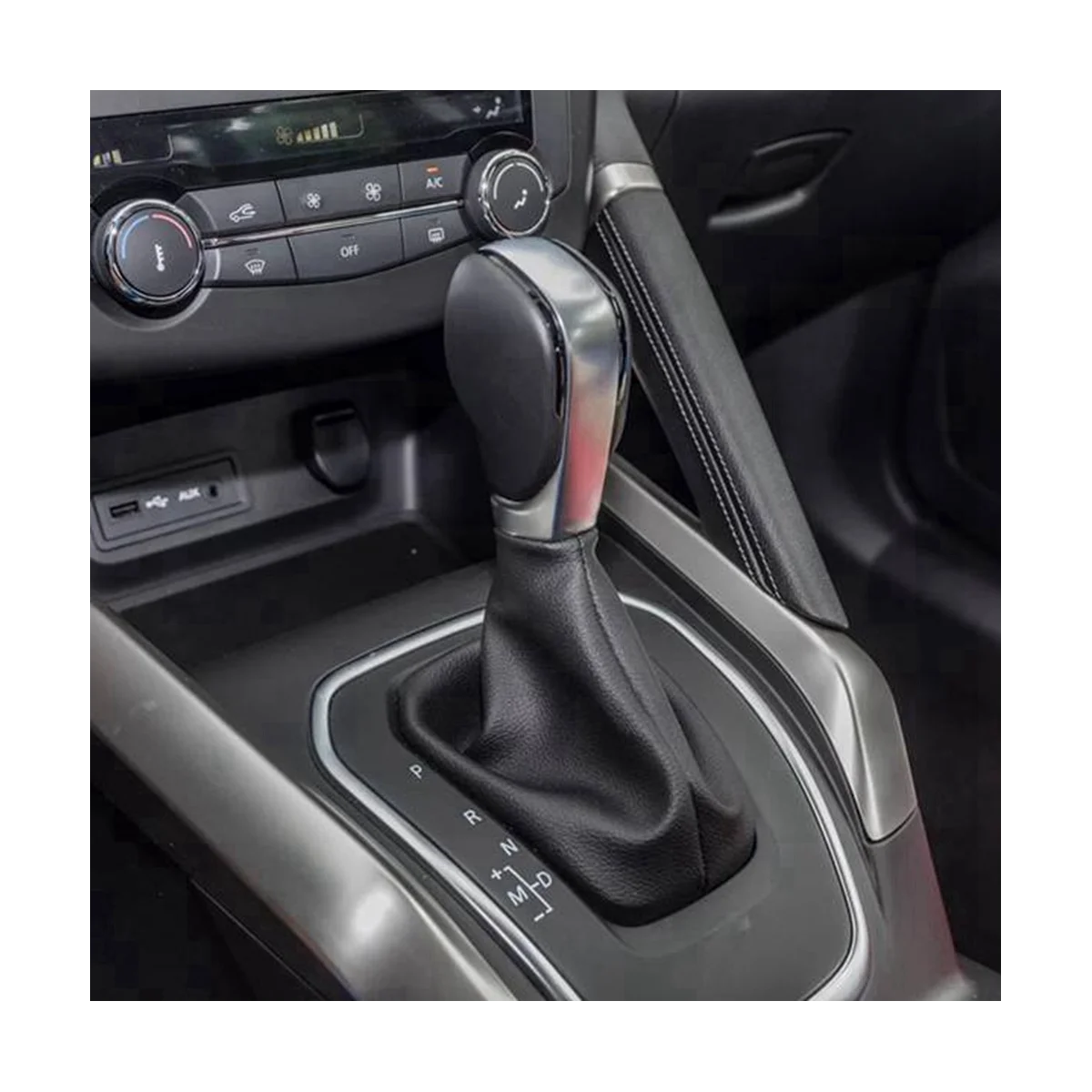 

969358779R автомобильный рычаг переключения передач Пылезащитная накладка + база для Renault Kadjar HLMH