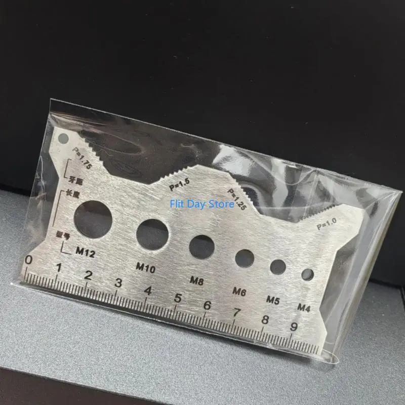 F92C Double Side Engraved Thread Pitches Gauge For Precise Measurement And Durability