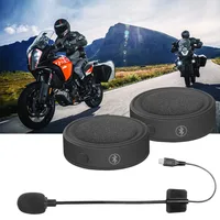 BT17 auriculares para casco de motocicleta Bluetooth 5,0 inalámbrico manos libres reproductor de música estéreo auriculares para Moto auriculares con reducción de ruido