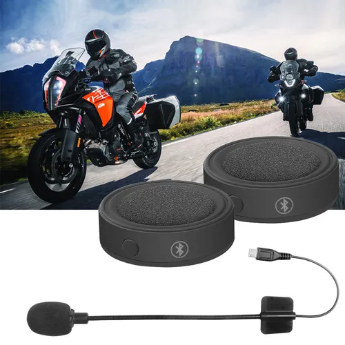 BT17 auriculares para casco de motocicleta Bluetooth 5,0 inalámbrico manos libres reproductor de música estéreo auriculares para Moto auriculares con reducción de ruido