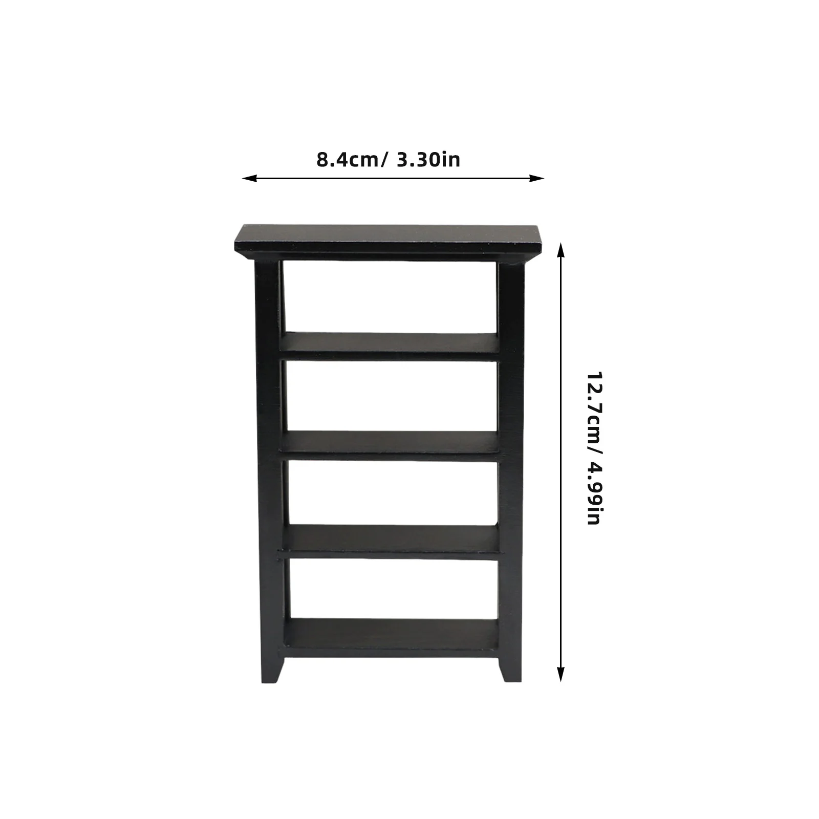 Mini meubles de maison décoratifs, Mini bibliothèque en bois, étagère à livres de Simulation, matériau en bois de qualité supérieure, Durable, sûr, léger et réaliste
