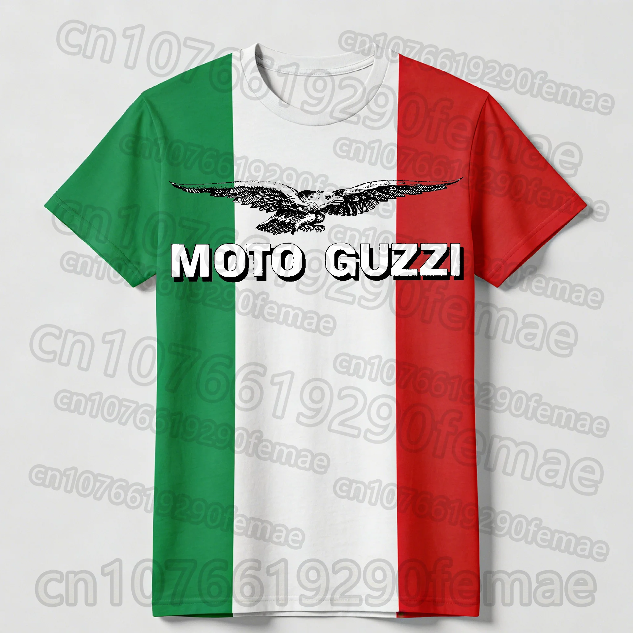 

MOTO GUZZI Motorcycle Culture T-shirt | 2026 Spring Summer New Men's Wear | Italian Vintage Color | Home Sports Party Daily Wear