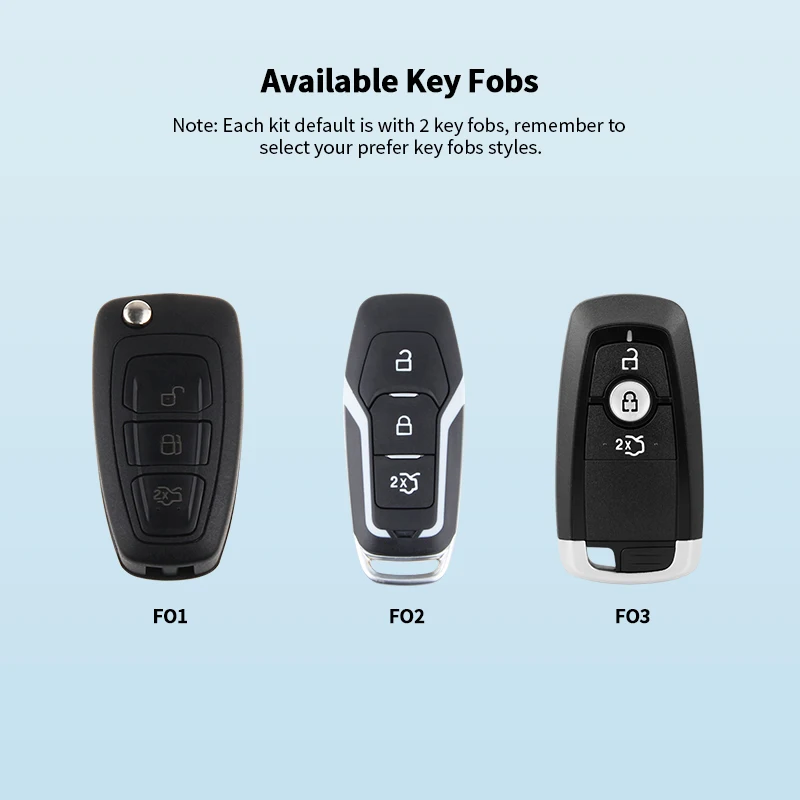EASYGUARD PKE Remote Starter Fit Voor Key Start Escape/Mondeo/Escort/F-150/Ranger Keyless Entry Proximity Lock Ontgrendelen